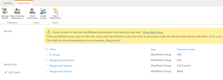 Check what permission a user has in SharePoint - Tips by Bits